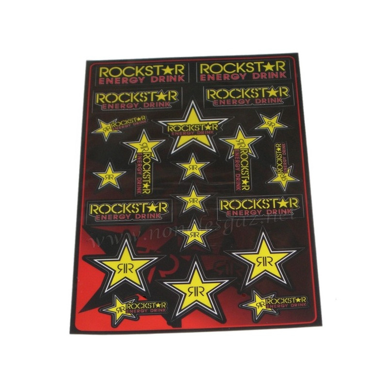 Planche d'autocollants Rockstar ONE Industries