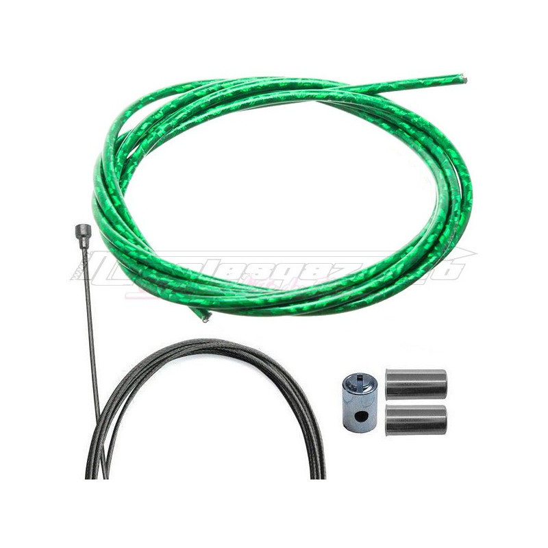 Kit câble de gaz universel vert lazer