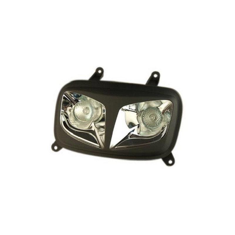 Double optique R8 Tun'R Booster ap.04 noir mat / chrome