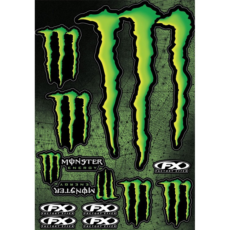 Planche d'autocollants FX Monster 2