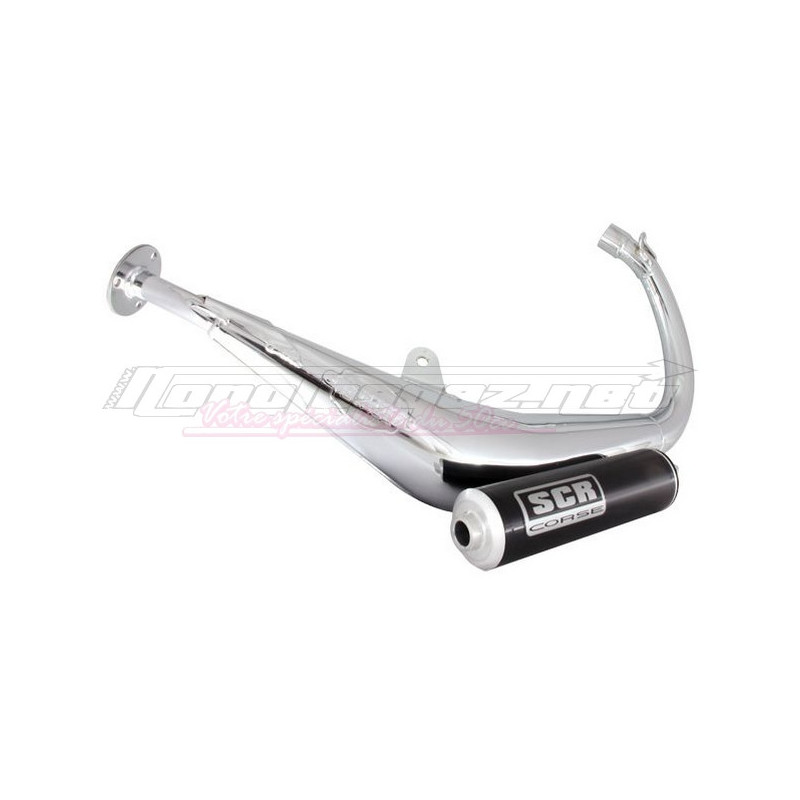 Echappement SCR SM chrome Derbi alu