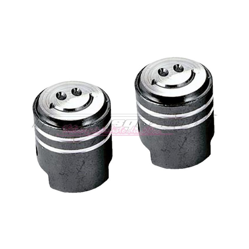 Bouchons de valves piston noir
