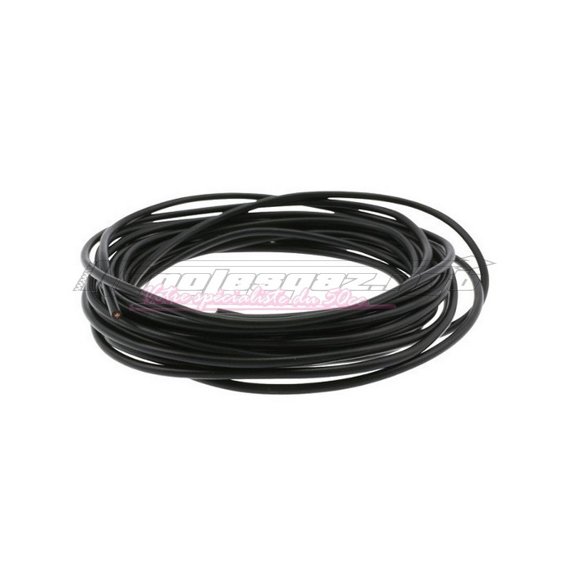 Câble électrique 1.25mm Motoforce 5m noir