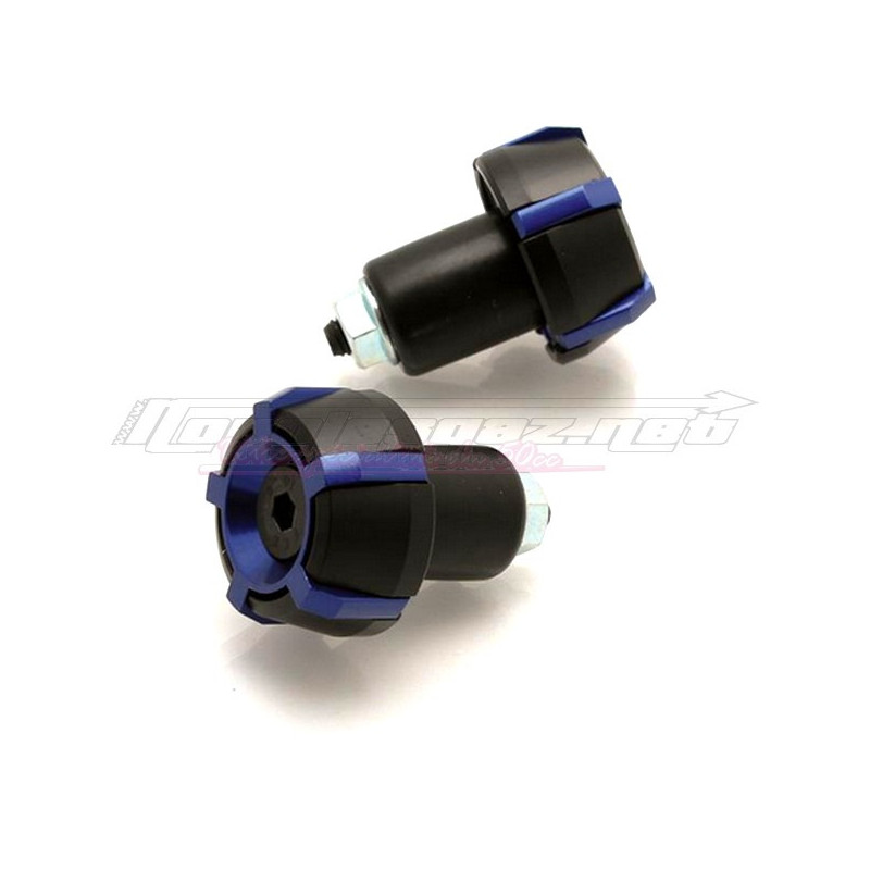 Embouts de guidon Spark Ø18mm noir / bleu