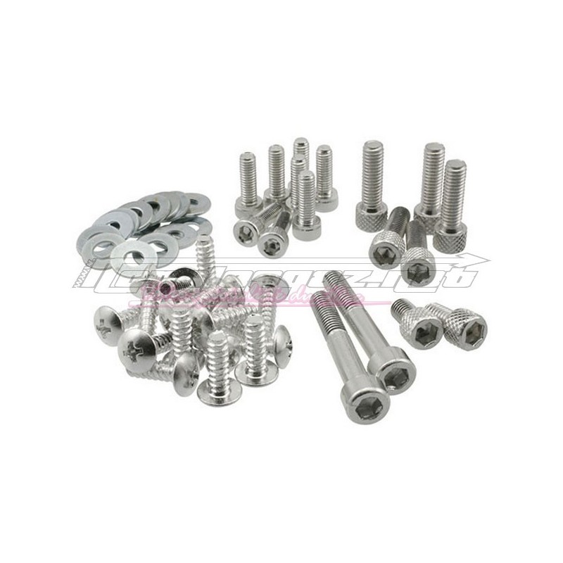 Kit vis carrosserie Aprilia SR 98-04 alu chrome