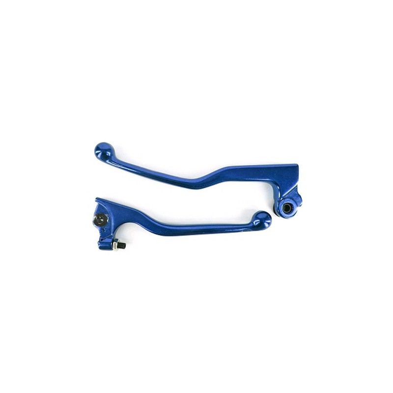 Leviers Yamaha DT ap.04 bleu (paire)