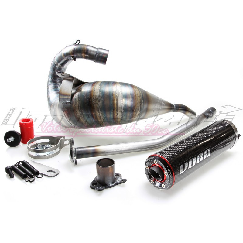 Echappement Voca Racing Cross 80/90 Derbi Senda / DRD carbone