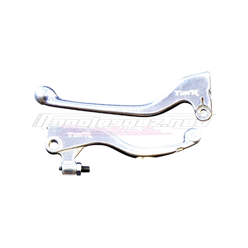 Leviers Rieju MRT ap.11 argent (paire)
