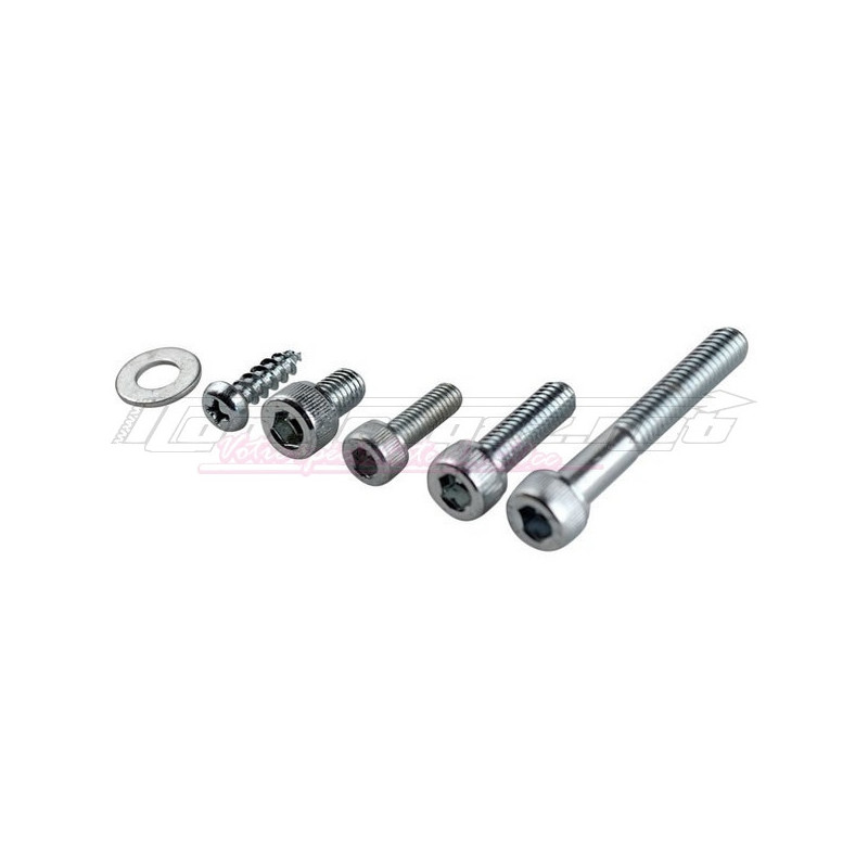 Kit vis carrosserie Rocket / Next acier chrome