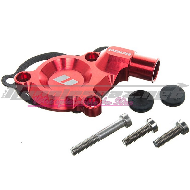 Couvercle de pompe à eau Voca Racing Derbi Euro 3 & 4 rouge