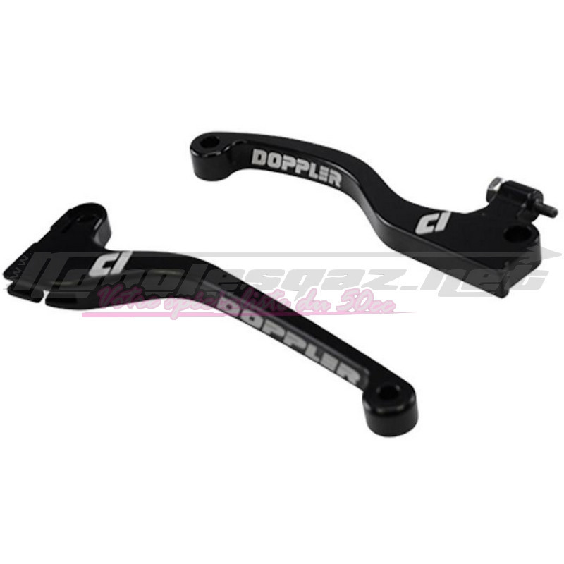 Leviers Doppler Rieju MRT 14-18 J.Juan noir (paire)