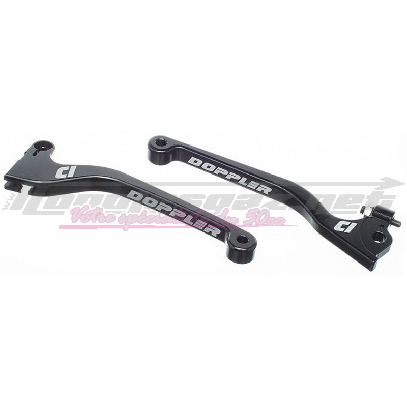 Leviers Doppler Derbi Senda 03-09 noir (paire)