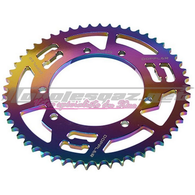 Couronne Doppler alu 428 Sherco néochrome