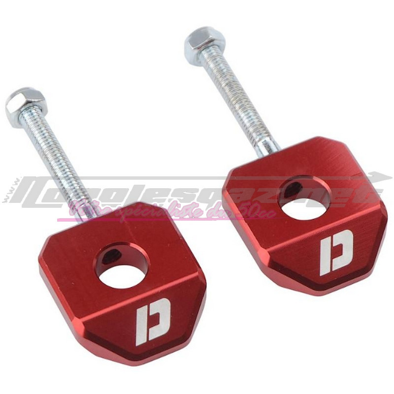 Tendeurs de chaine Doppler Ø15mm Derbi Senda - Gilera  rouge