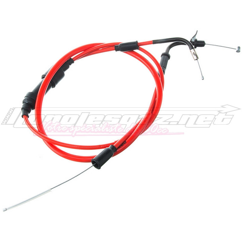 Câble de gaz Rieju MRT - SMX - MRX - RS3 Doppler rouge