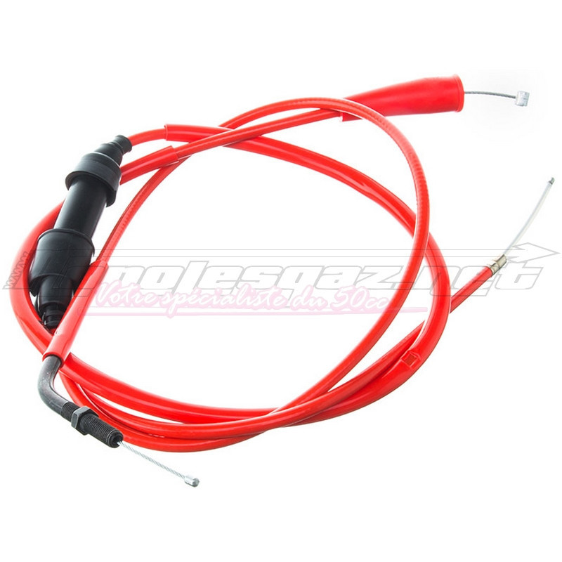 Câble de gaz Derbi Senda - SMT - SX Euro 3 & 4 Doppler rouge