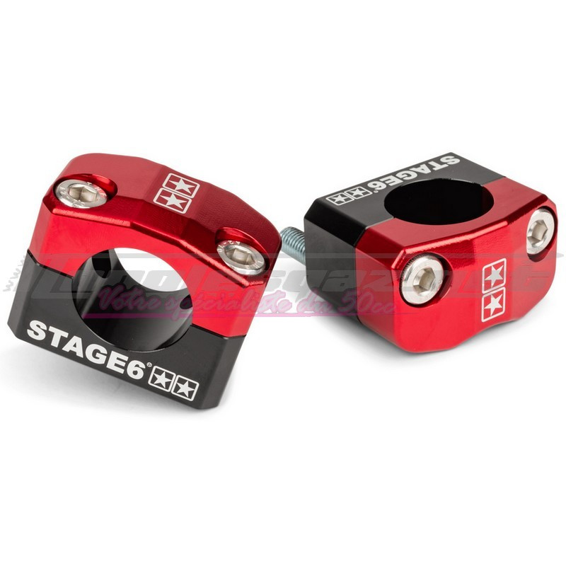 Surpontets Stage6 Ø28.6mm noir - rouge