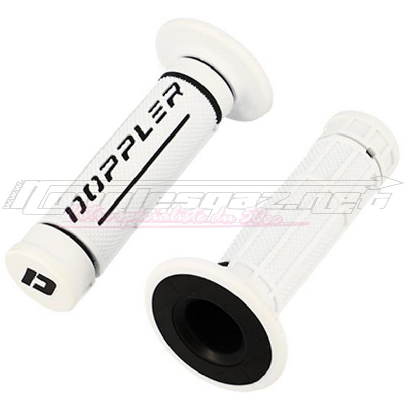 Poignées Doppler grip 3D blanc - noir