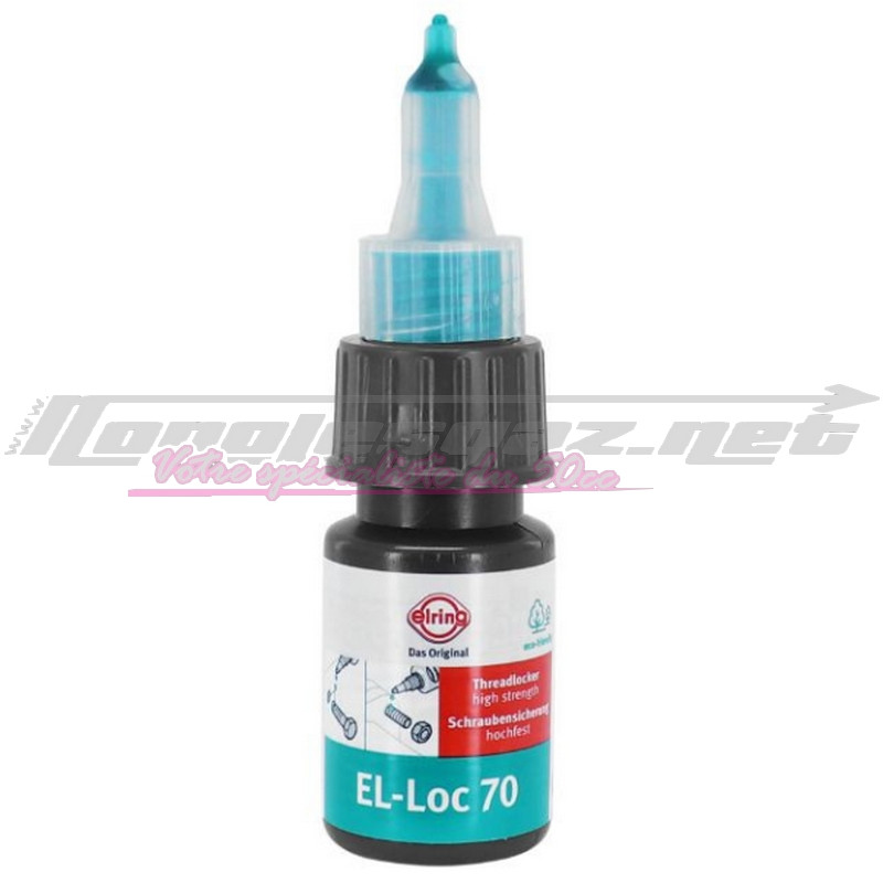 Frein filet Elring vert EL-loc 70 fort 10ml