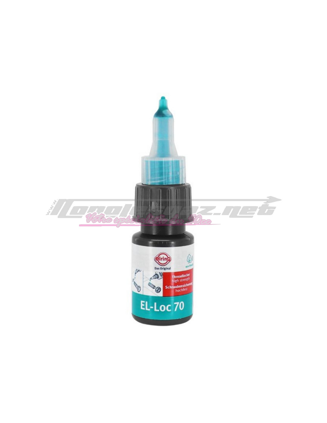 Frein filet Elring vert EL-loc 70 fort 10ml