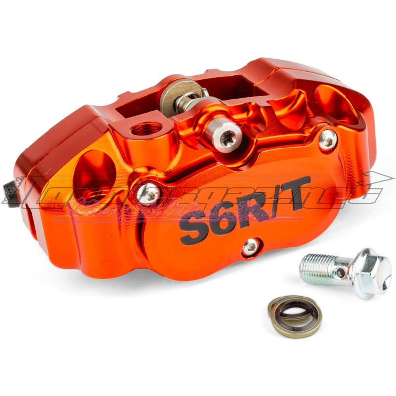 Etrier de frein radial Stage6 R/T MK2 4 pistons orange