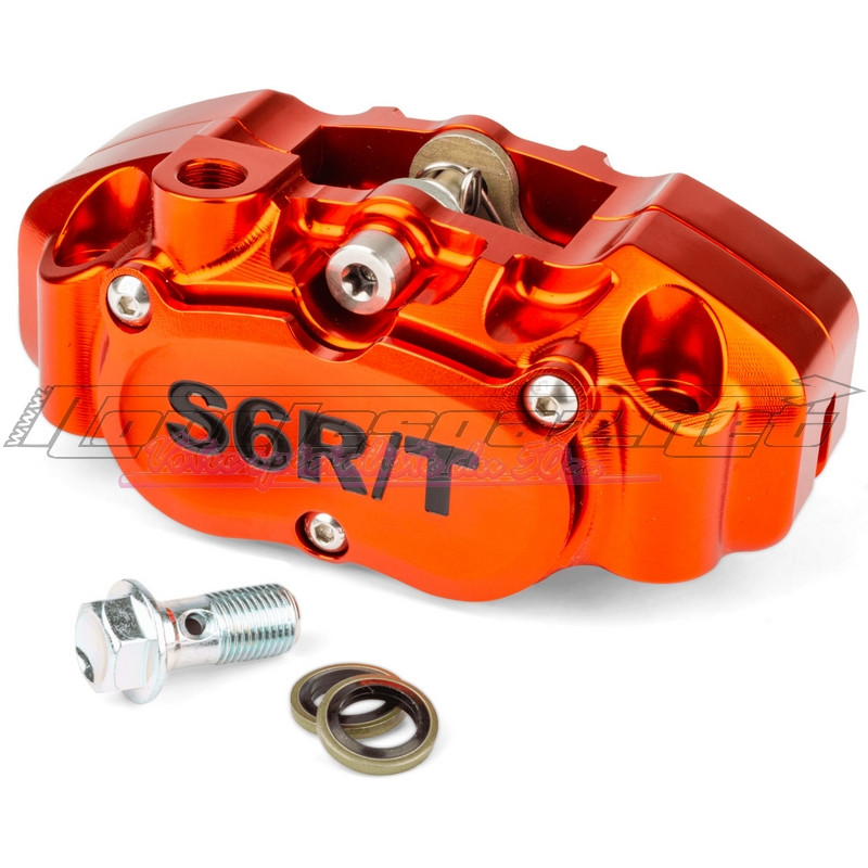 Etrier de frein radial Stage6 R/T MK2 4 pistons orange