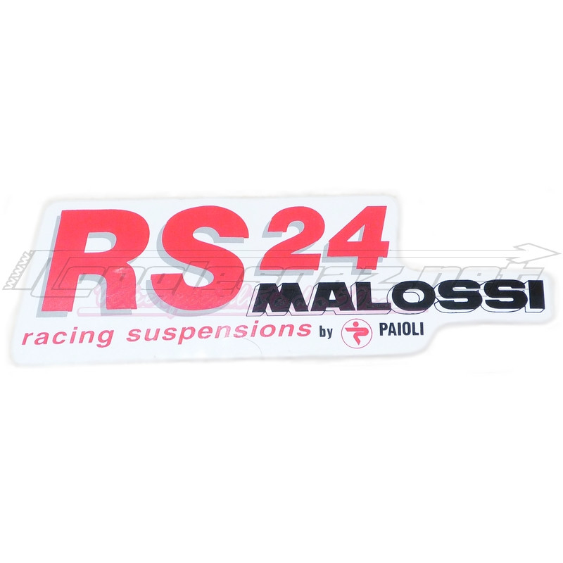 Autocollant Malossi RS24 by Paioli 14,5x4,5cm