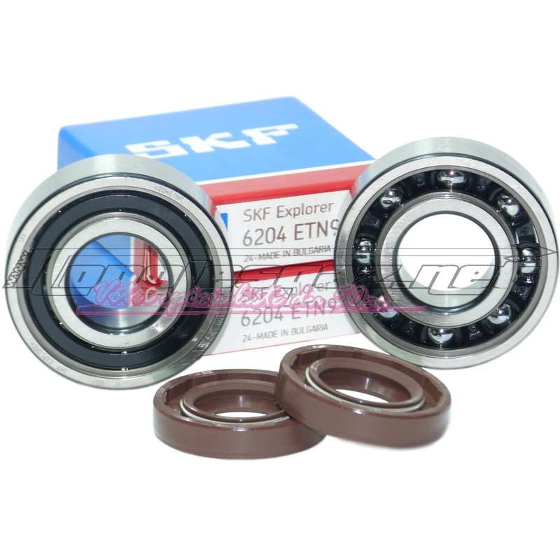 Kit roulements & spi de vilebrequin NLG Derbi (C4 poly.)