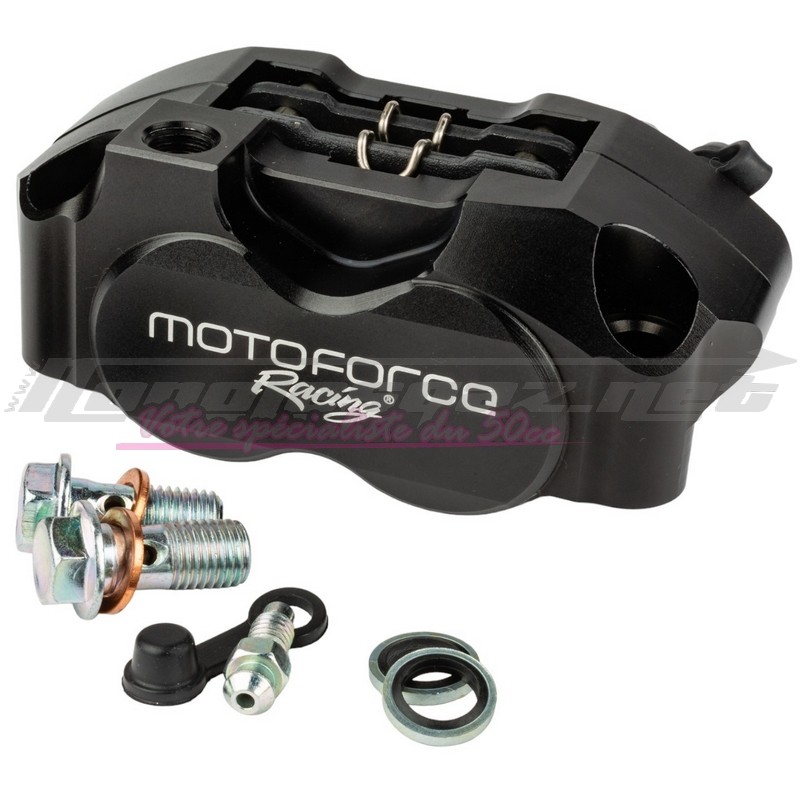 Etrier de frein radial Motoforce 4 pistons noir