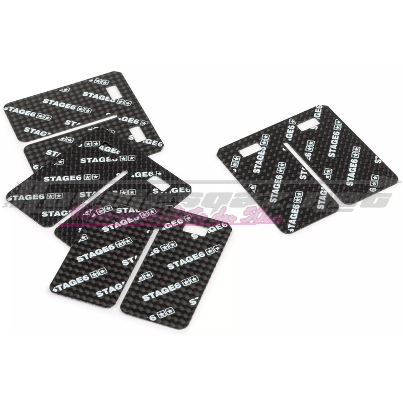 Lamelles Stage6 V-Force carbone 0.35mm Nitro / Piaggio