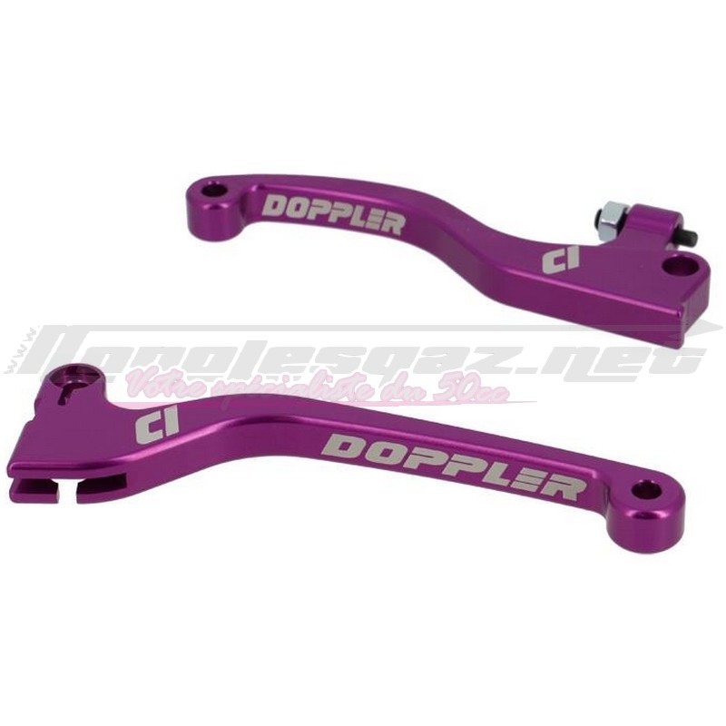Leviers Doppler Sherco ap.11 J.Juan violet (paire)