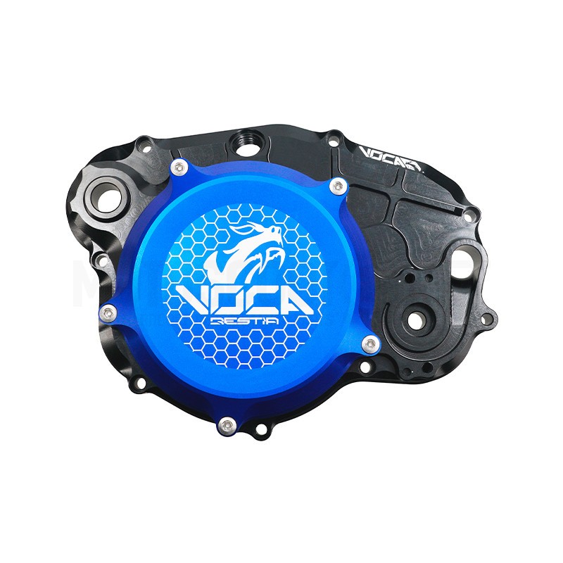 Carter d'embrayage Voca CNC AM6 noir - bleu