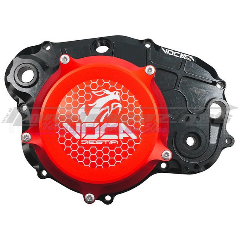 Carter d'embrayage Voca CNC AM6 noir - rouge