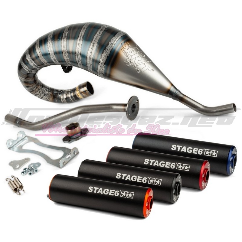 Echappement Stage6 R/T 70-80cc Derbi Senda - DRD