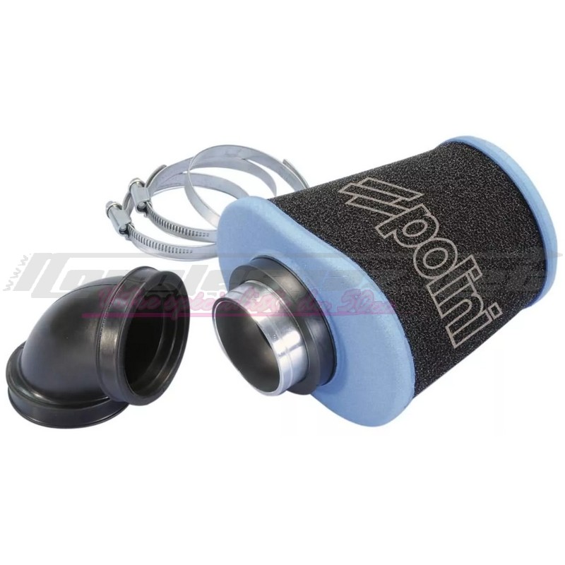Filtre à air Polini Big Evolution conique PWK coude 90°