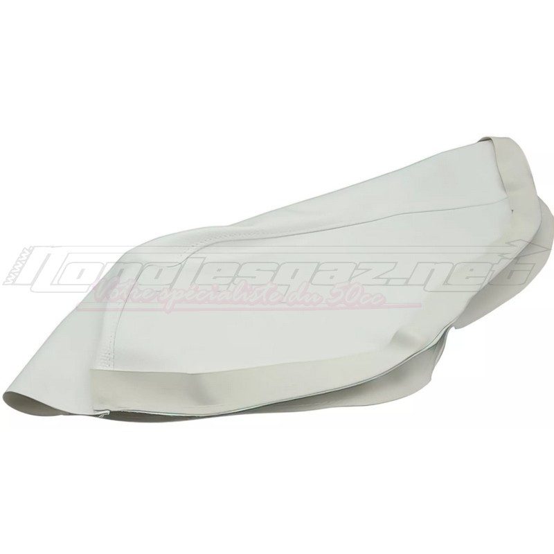 Housse de selle Tun'R blanche Nitro / Aerox 98-12