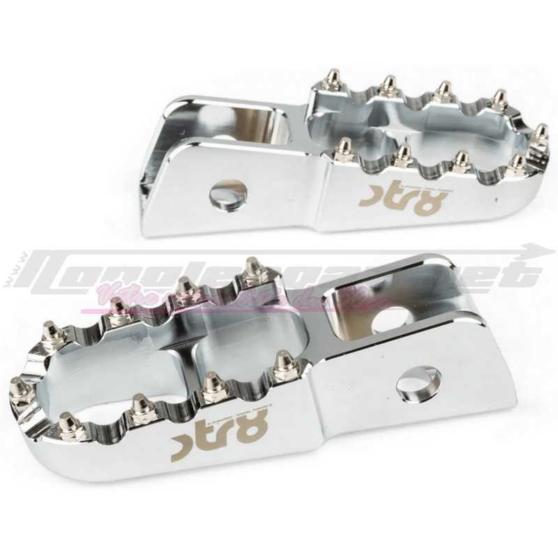 Repose pieds STR8 Derbi Senda - DRD passager alu (paire)